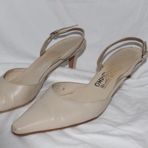 Ferragamo pointed toe pumps